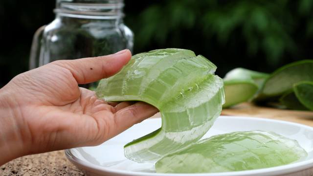 Aloe gel Microplastics