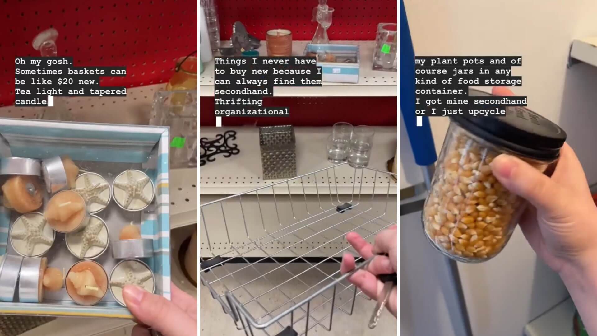 Thrift store customer reveals the items she 'never' buys new