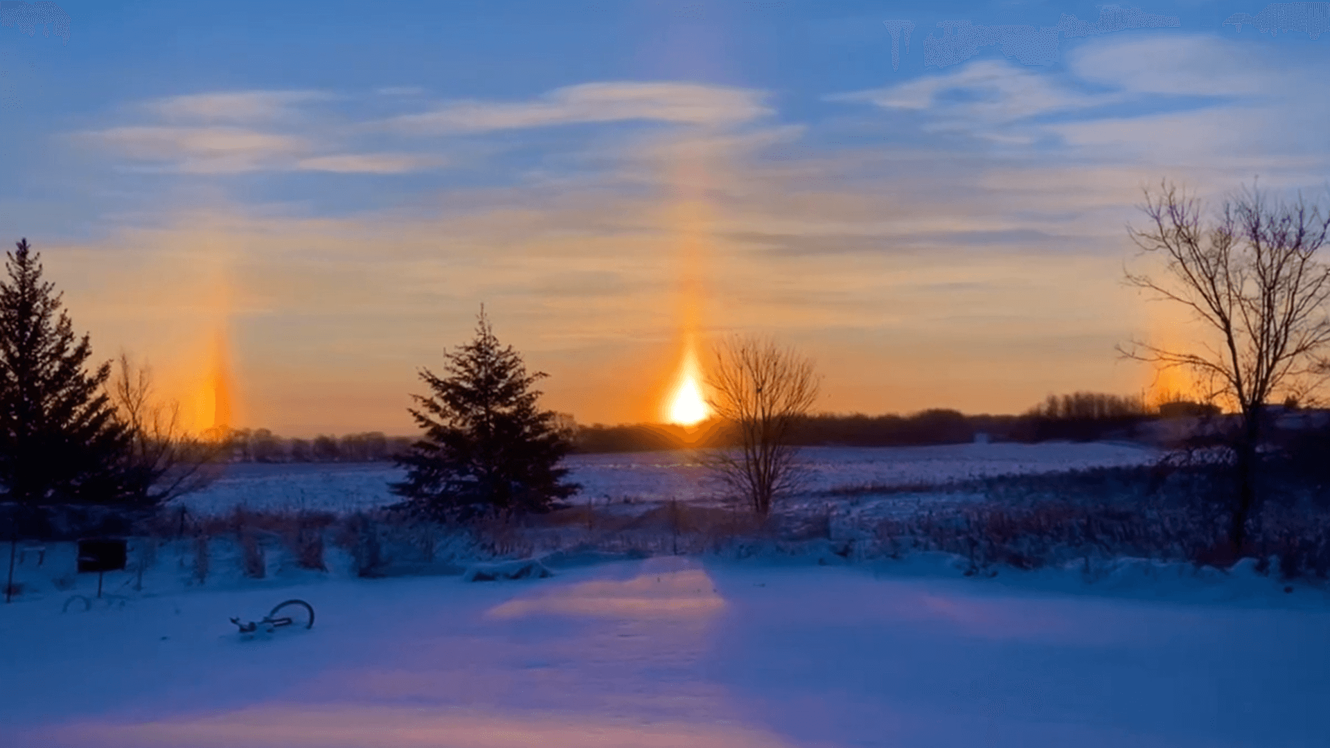 Sundog caught on camera