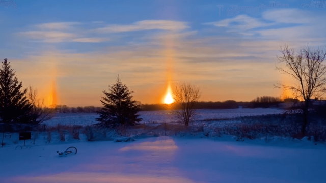 Sundog caught on camera