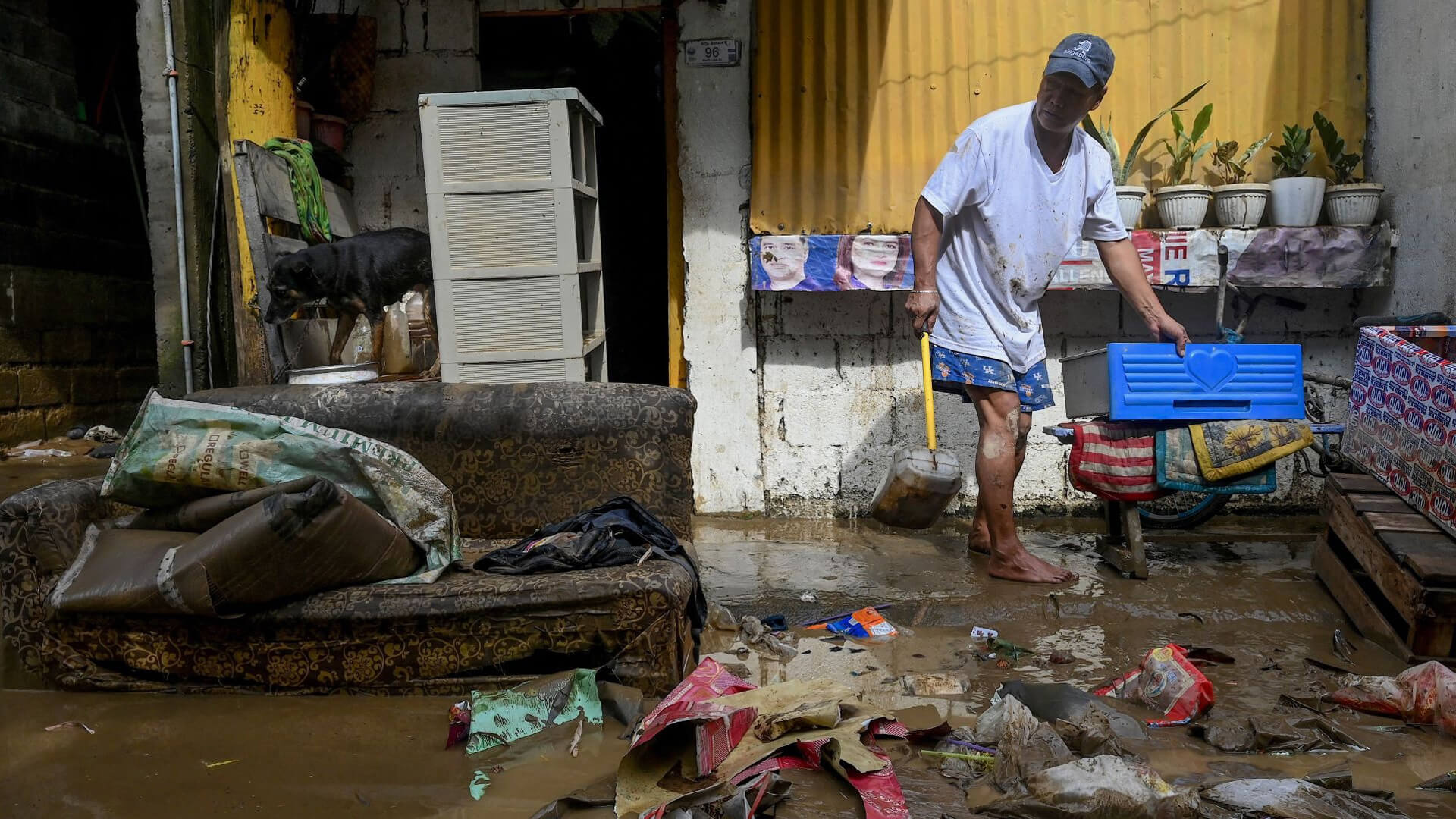 Cleanup during a flood