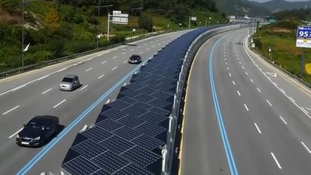 South Korea solar highway for biking