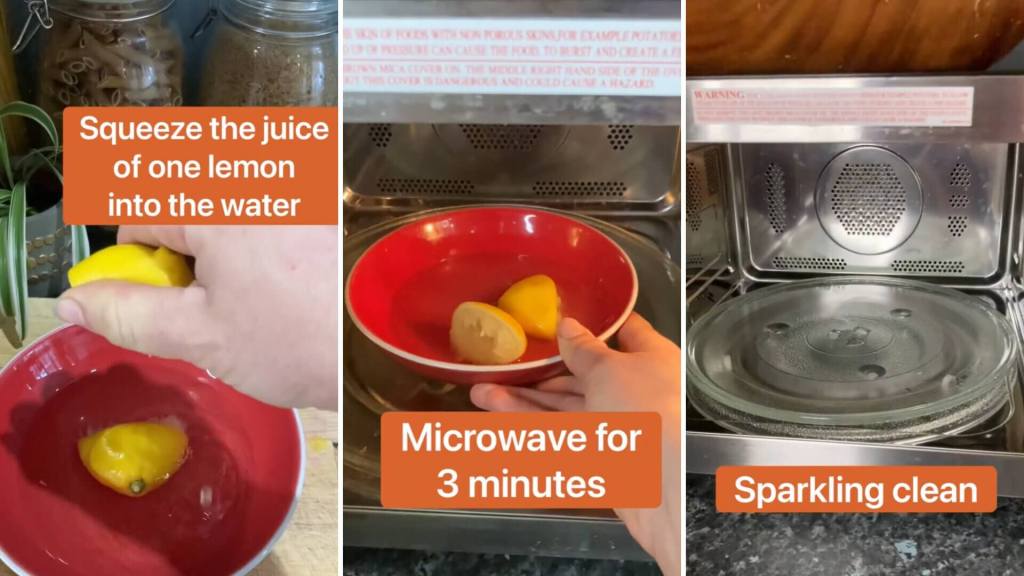 How to Clean a Microwave With Lemon