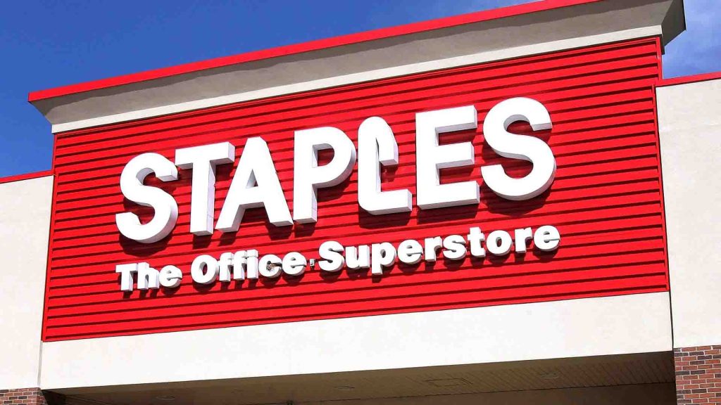 Staples office clearance supplies