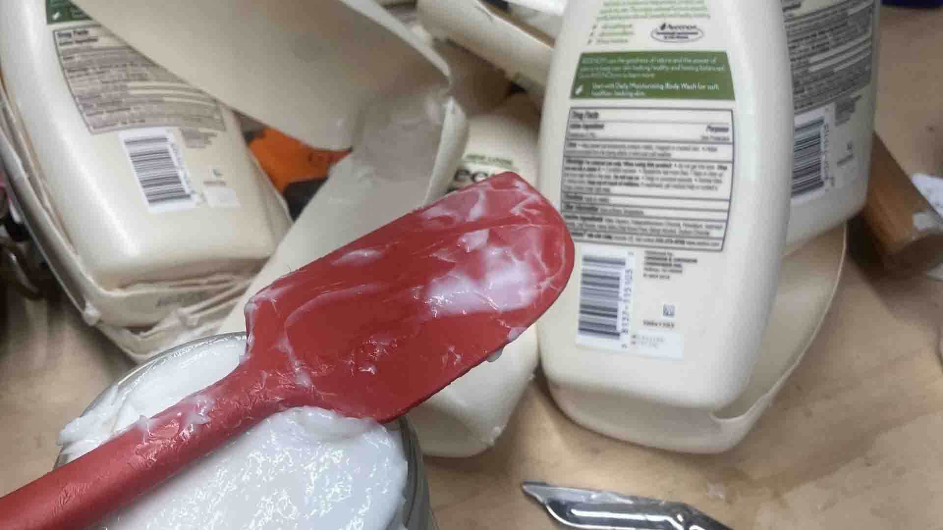 Exasperated customer calls out manufacturers after cutting open multiple lotion bottles: 'Why do companies do this?'