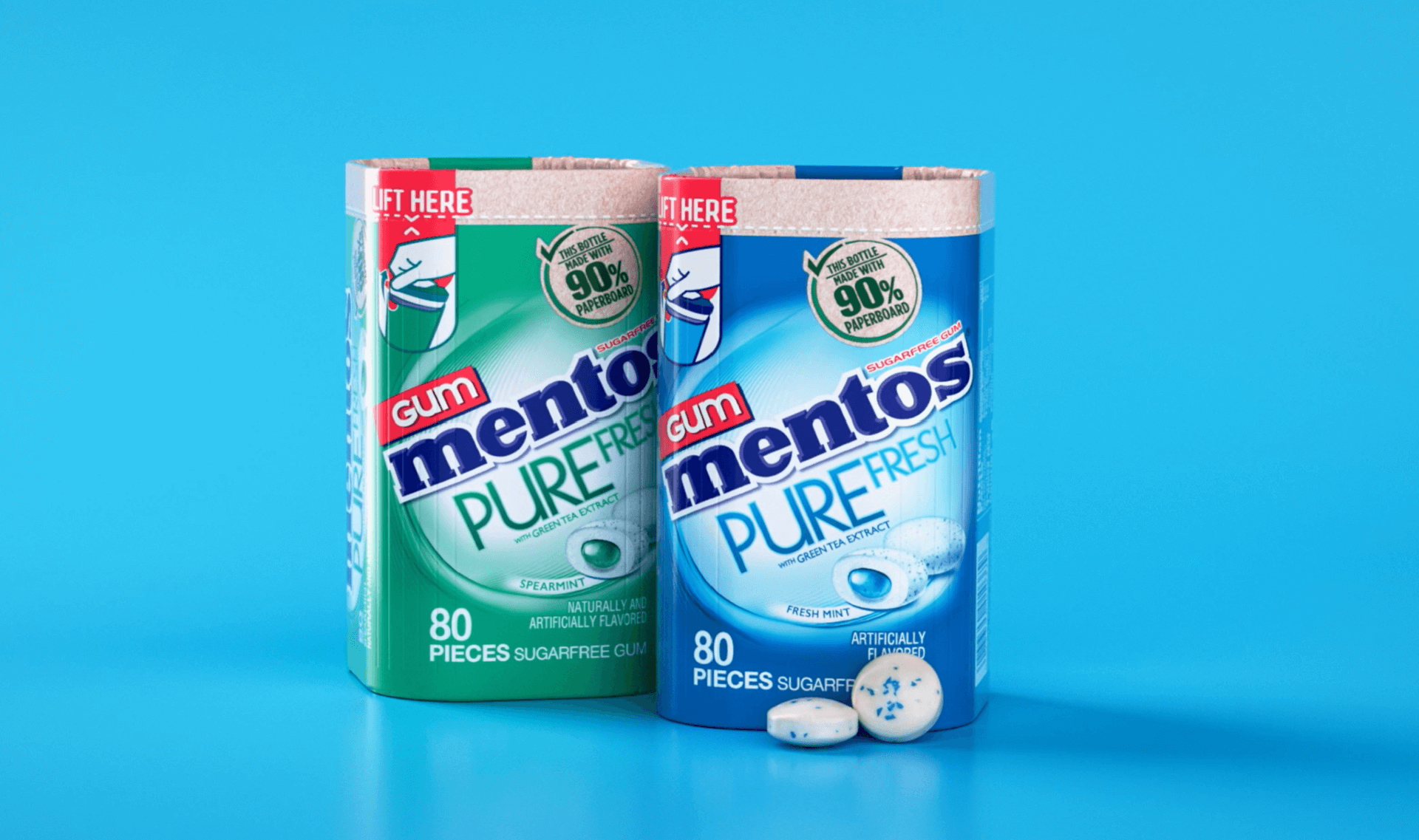 Mentos is changing its packaging in a major way