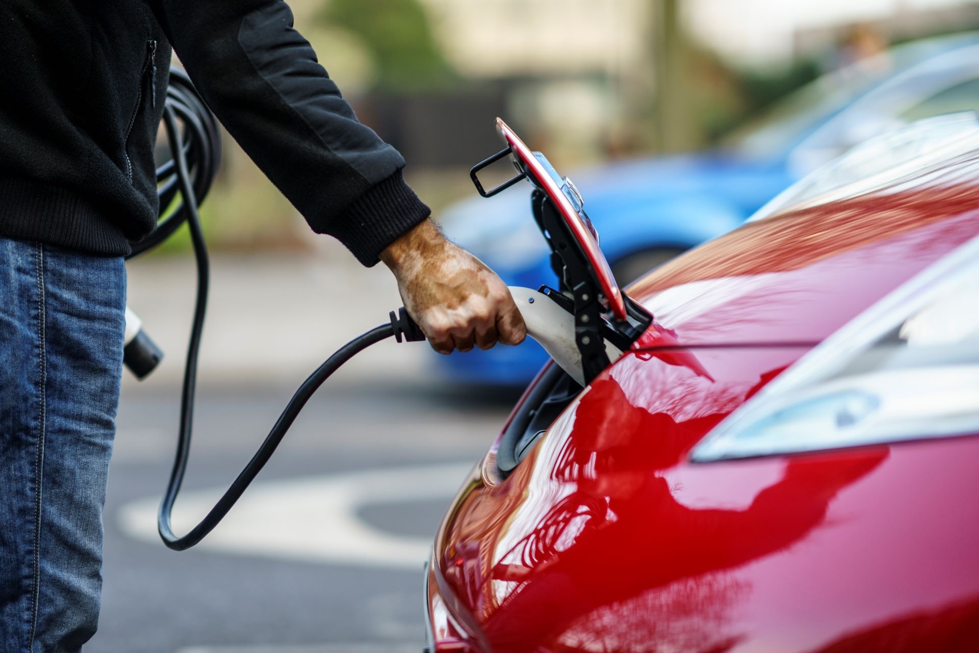 Lithium-air battery of an EV