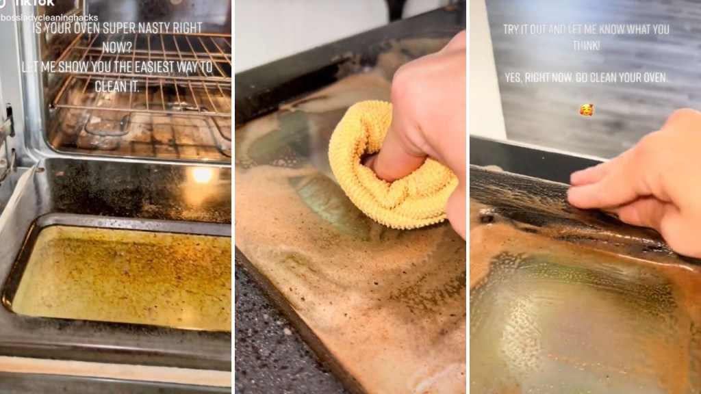 TikToker shares secret hack for cleaning your greasy oven