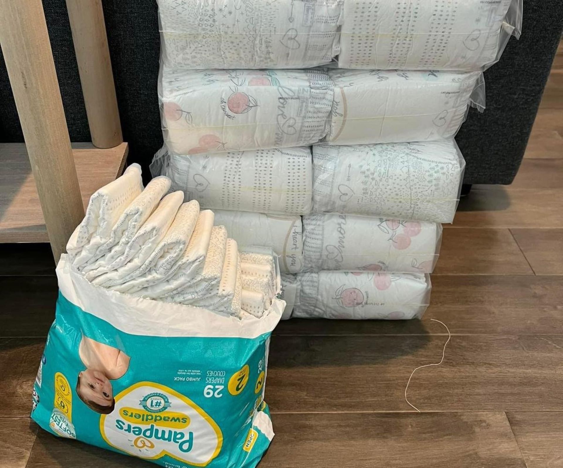 New parent dumbfounded after getting $100 worth of diapers for free: 'That's a score right there'