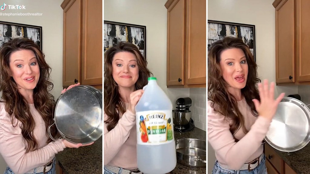 We tried a TikTok pan cleaning hack - and it didn't go well