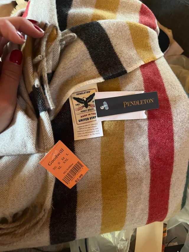 Goodwill shopper snags $200 blanket for wildly low price