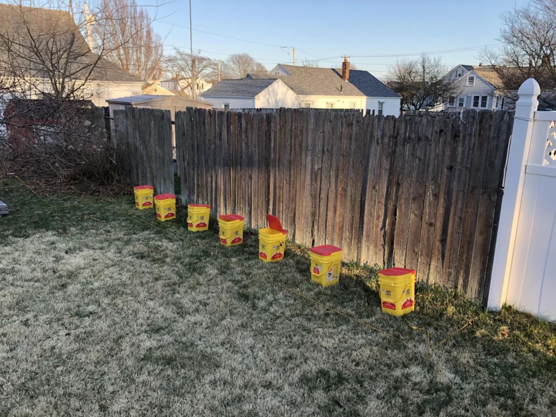 Recycled kitty litter containers