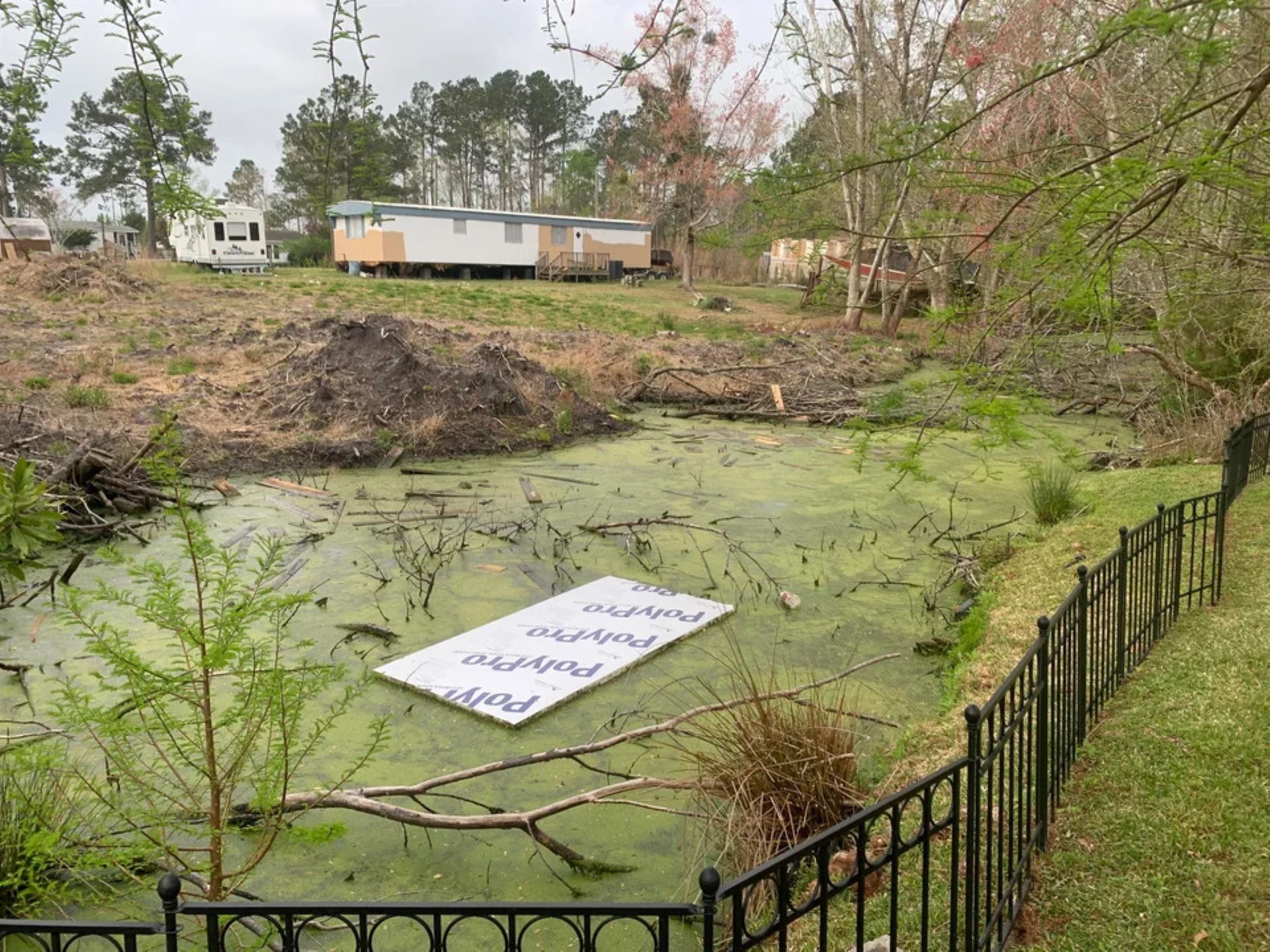 Disgusting treatment of shared backyard