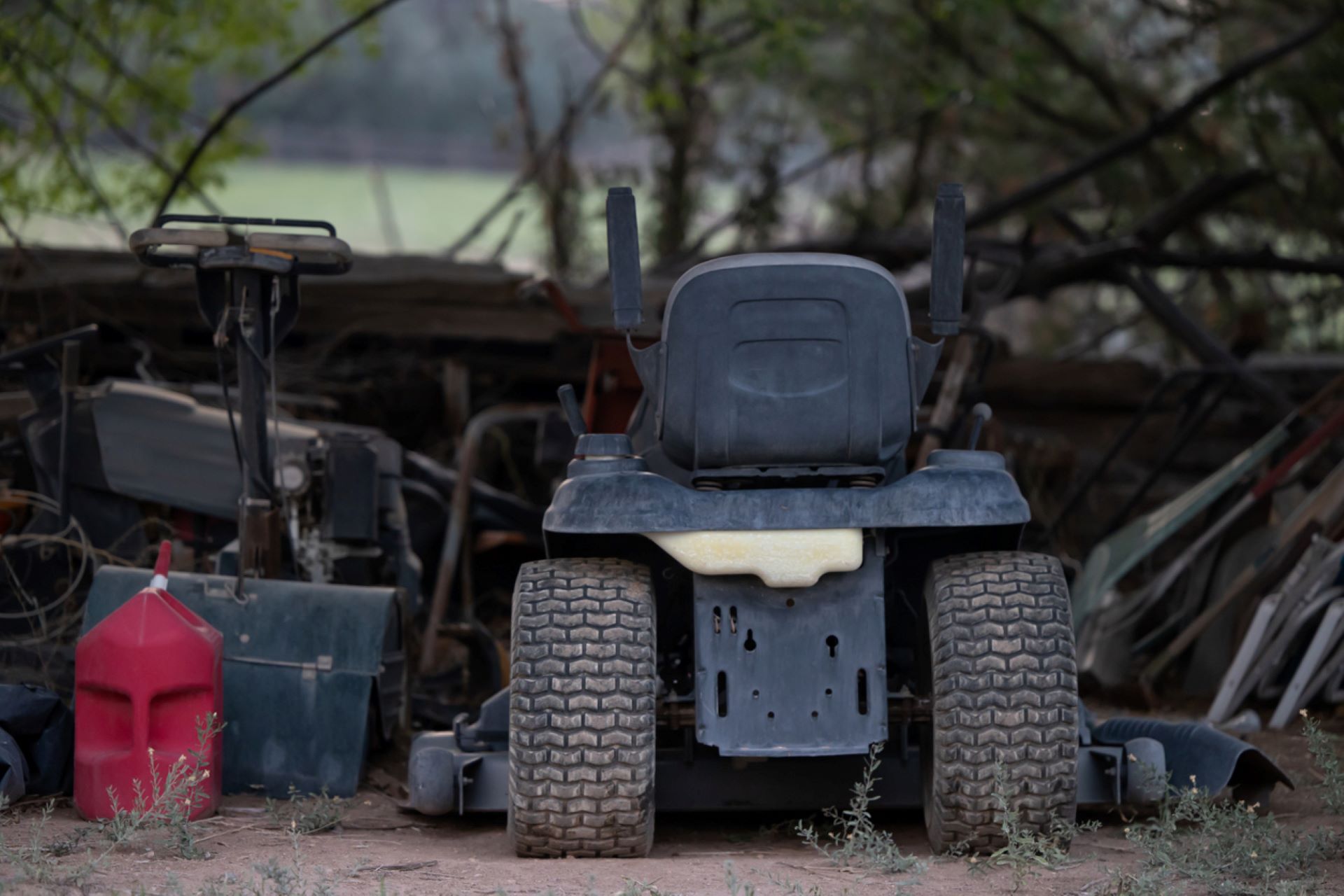 "This is what happens when you don't touch the lawn mower for 3 years."