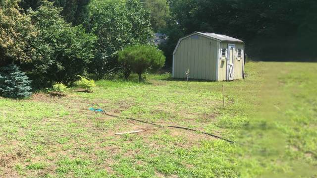 Landscape, Before transformed backyard