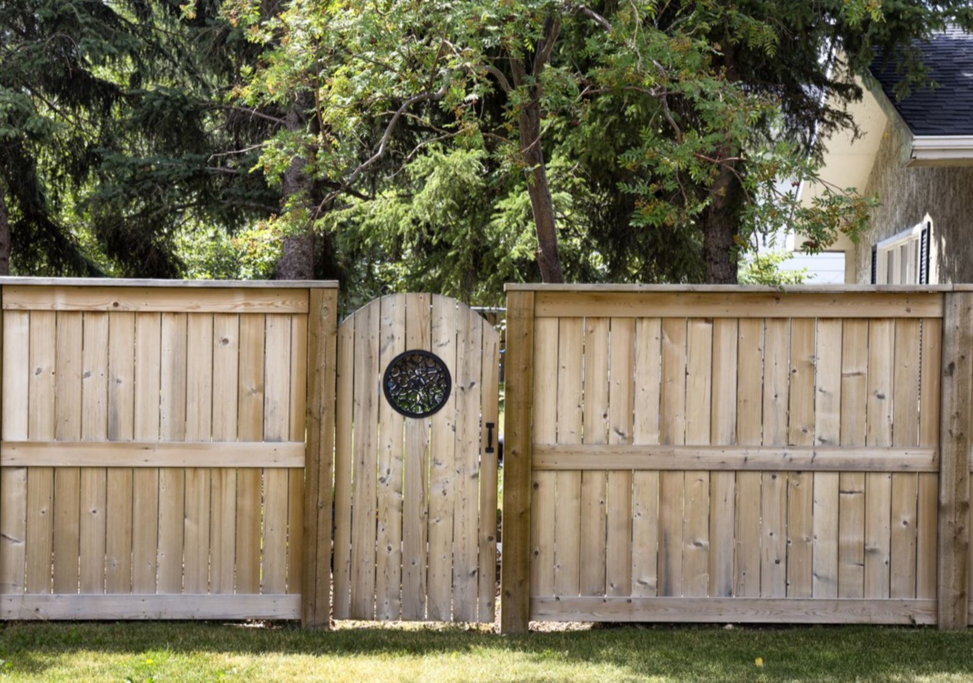 wood gate