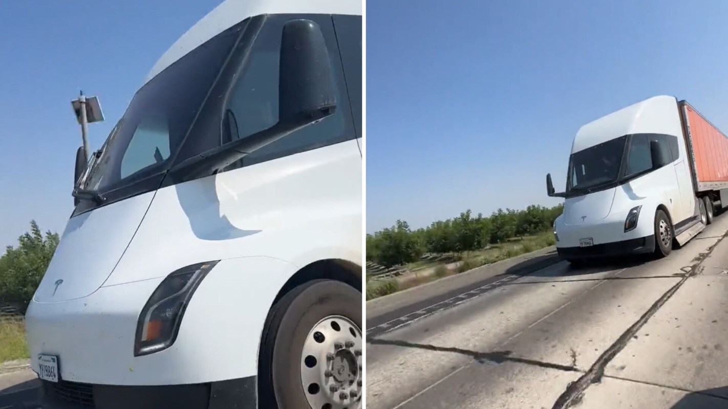 Video captured on highway shows Tesla Semi driving like a 'workhorse'