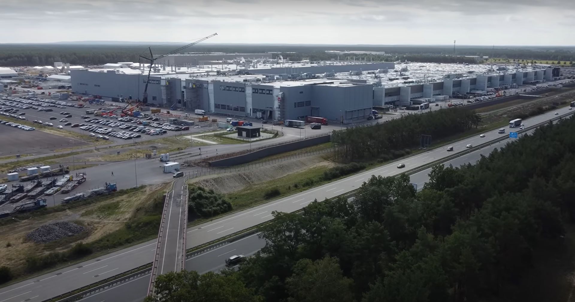 Tesla Gigafactory construction site