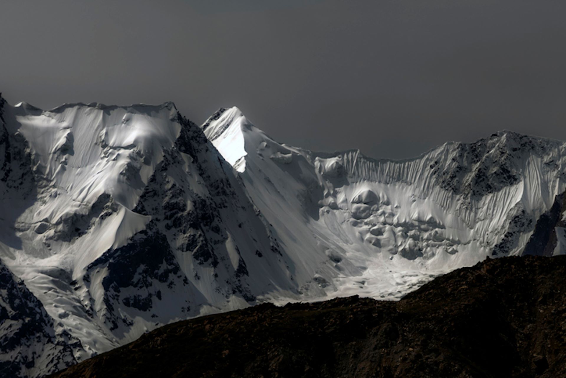 Residents believe white glaciers are female and black and brown glaciers are male.