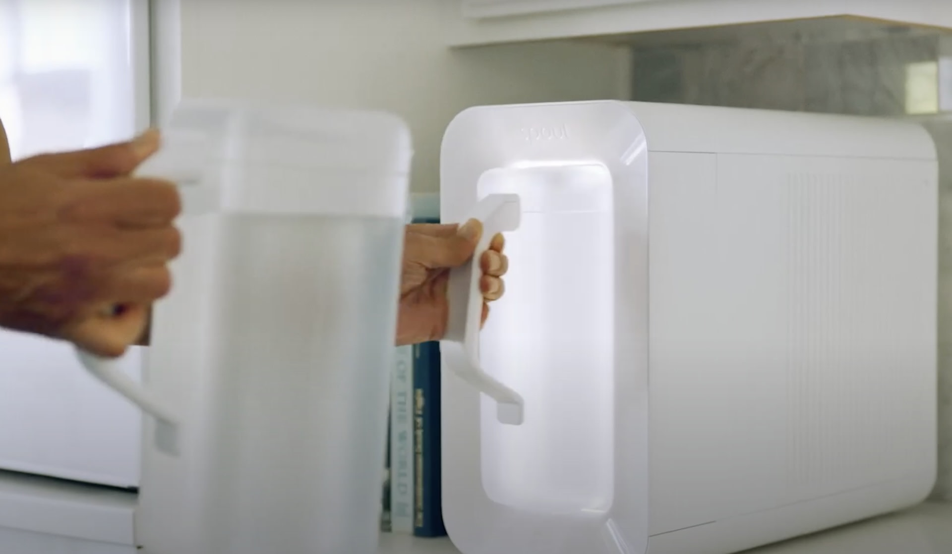 The 3D-printed Spout creates clean drinking water anywhere just from ...