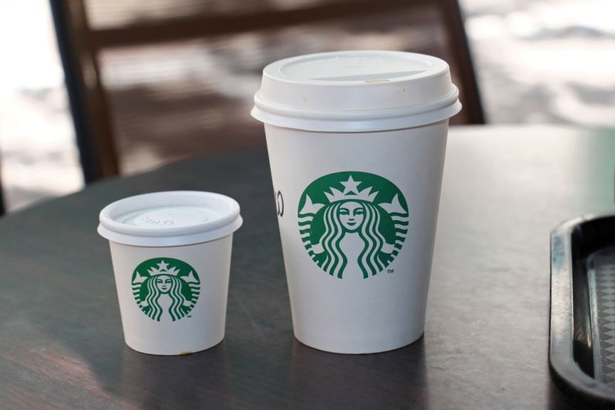 Starbucks Worker Shows Off The New Drink Stickers