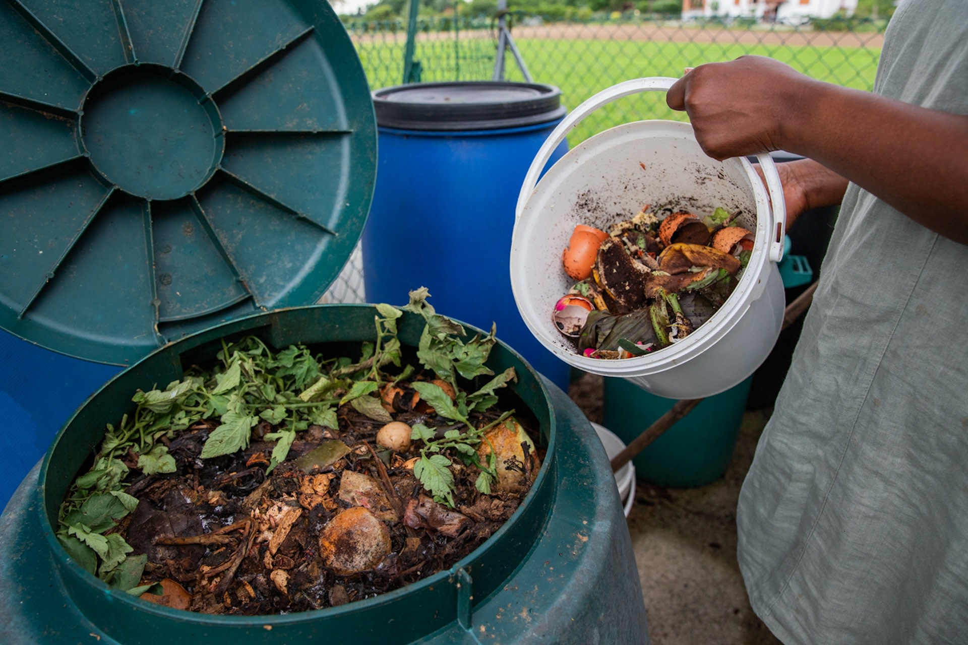 "They’re impossible to mistake as trash cans."