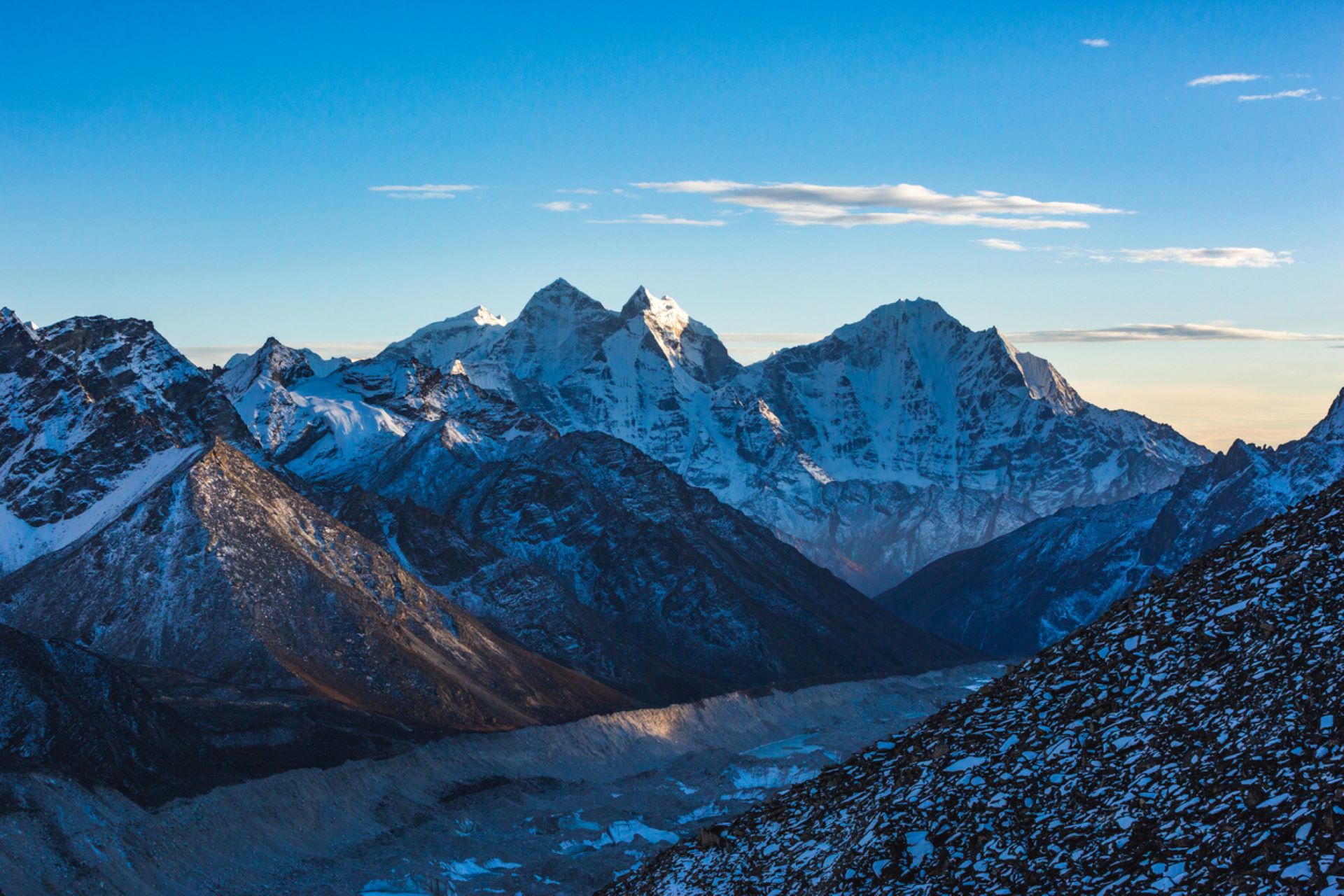 The Himalayan glaciers are a vital water source for the Asian subcontinent, supplying more than 1 billion people with water.