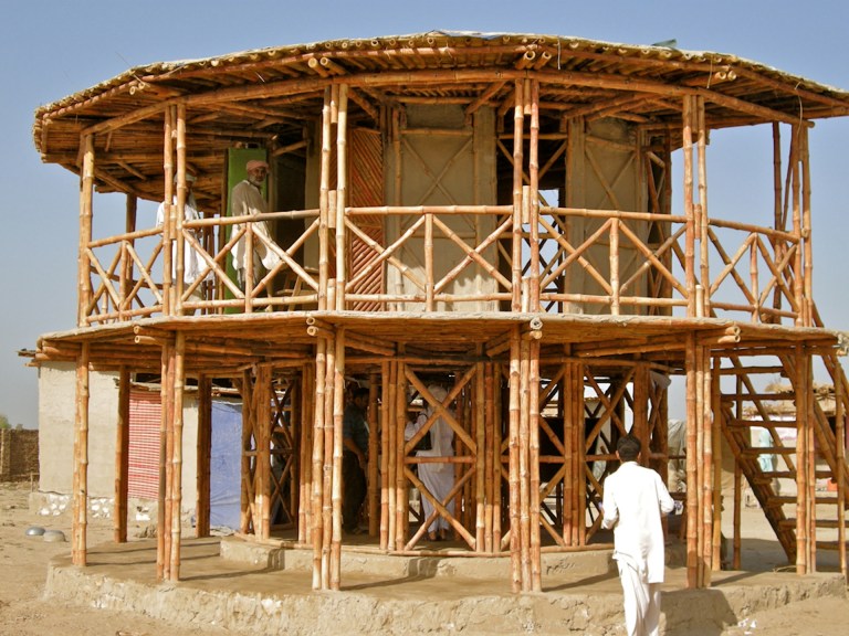 Architect uses &lsquo;low-tech,&rsquo; natural material to build flood-proof 