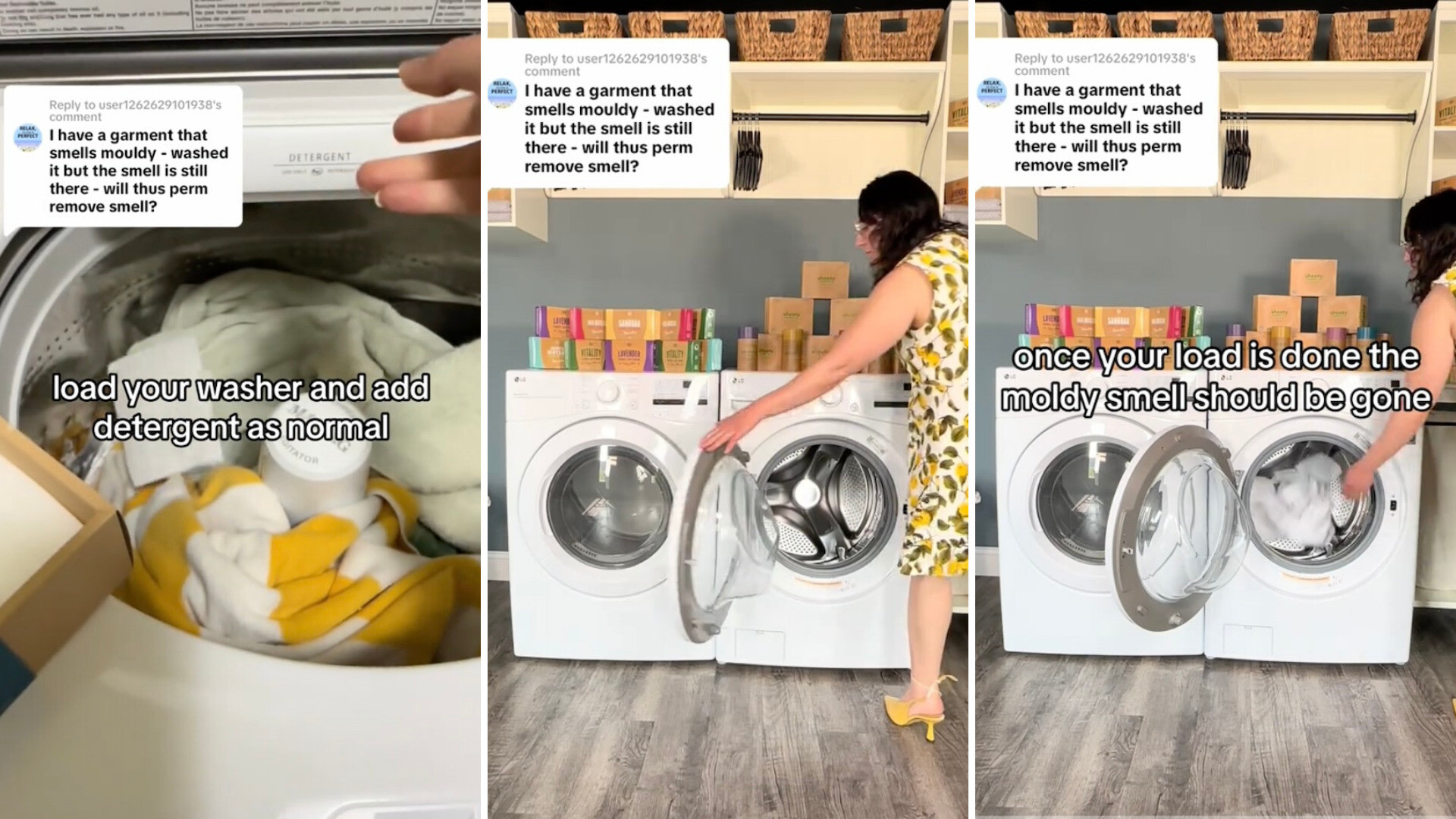 Laundry expert shares effortless tip for ridding clothes of moldy smells: 'Once your load is done, the moldy smell should be gone'