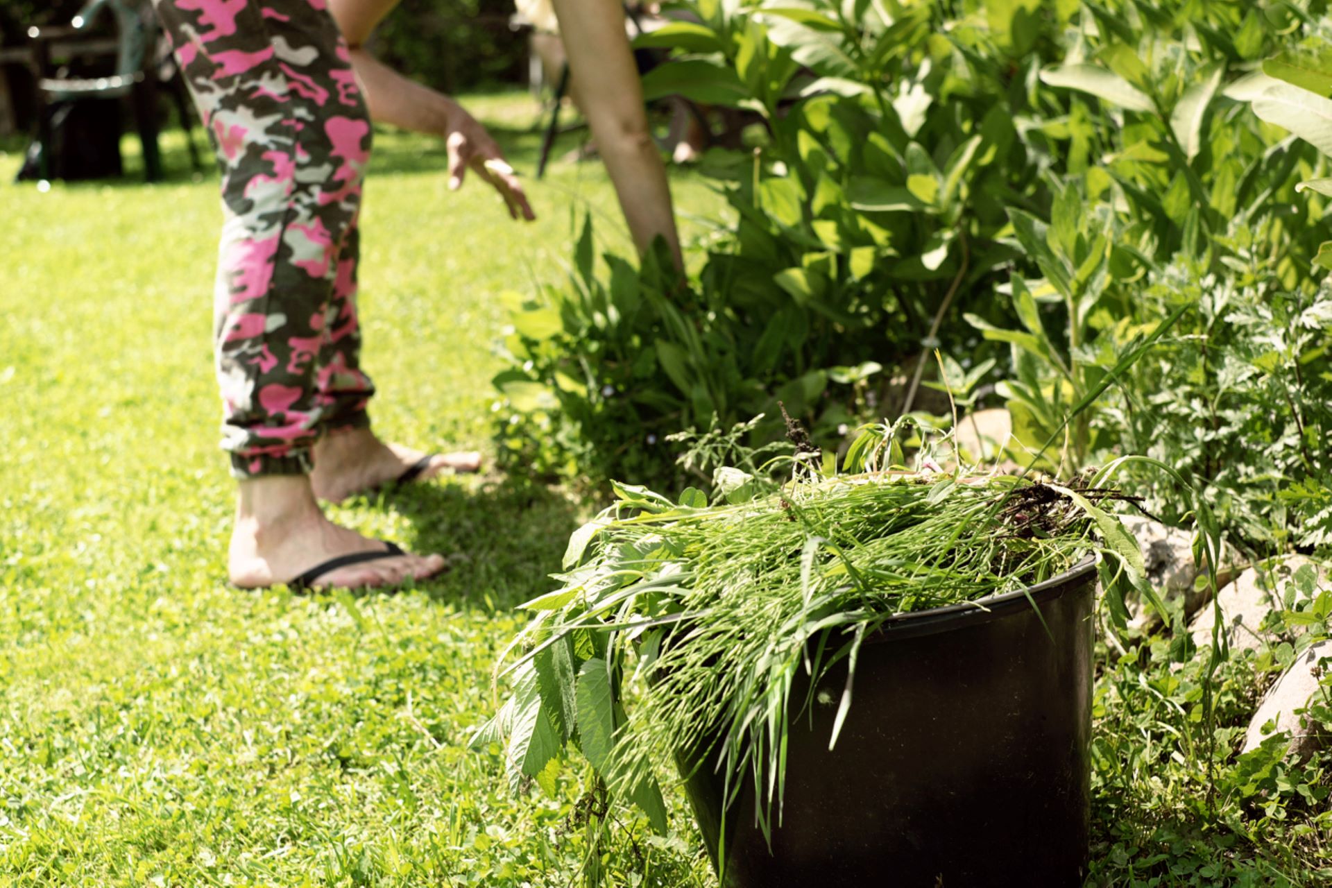 "I don't want it to interfere with any future new additions to my flower bed."