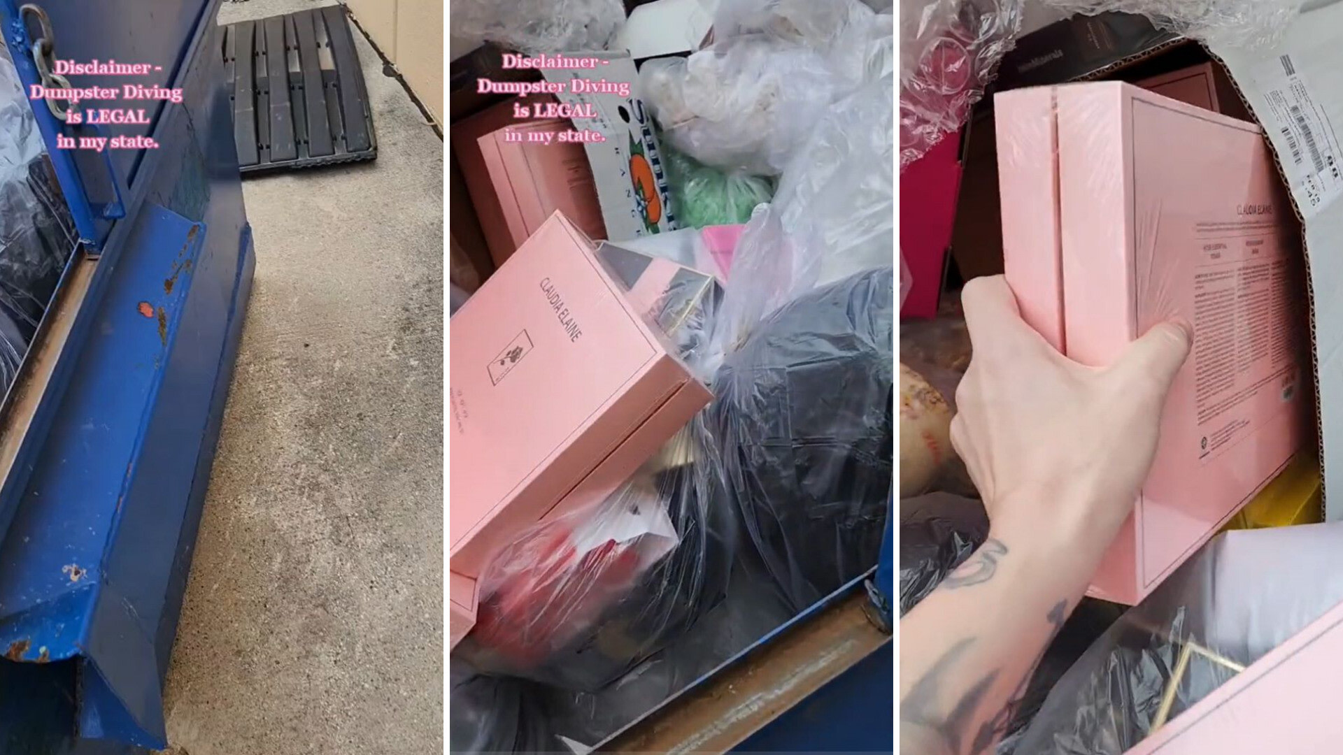 Woman finds dumpster full of unopened products outside Ulta store: 'I ran back to get my phone after finding it'