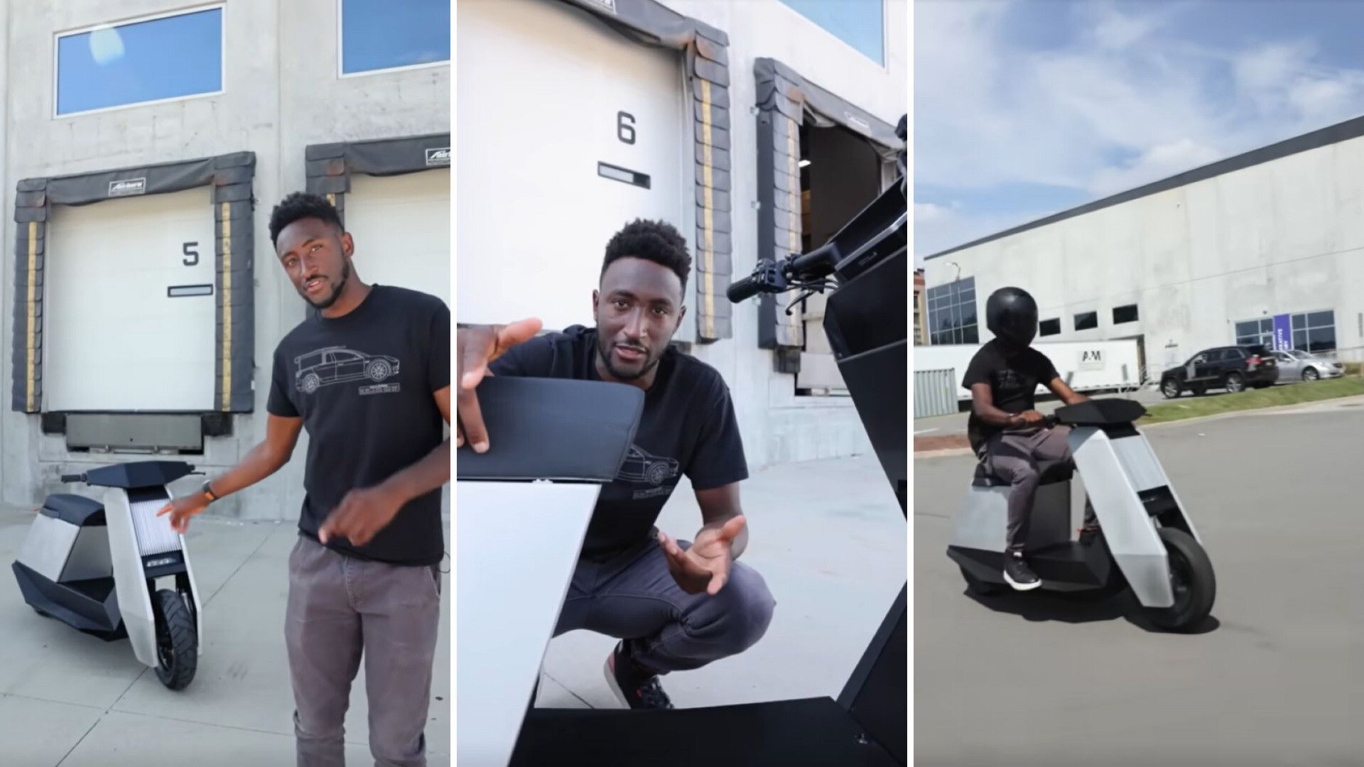 Tech YouTuber reviews the Tesla-inspired 'Cyberscooter': 'This might be ...