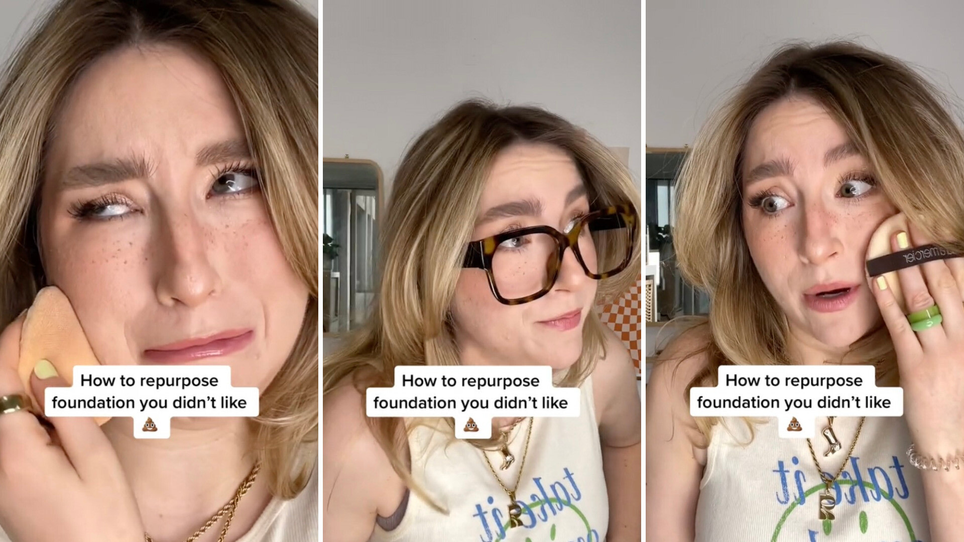 Beauty guru shares great way to avoid wasting unwanted foundation: 'Perfect for the days you're doing your grocery runs'