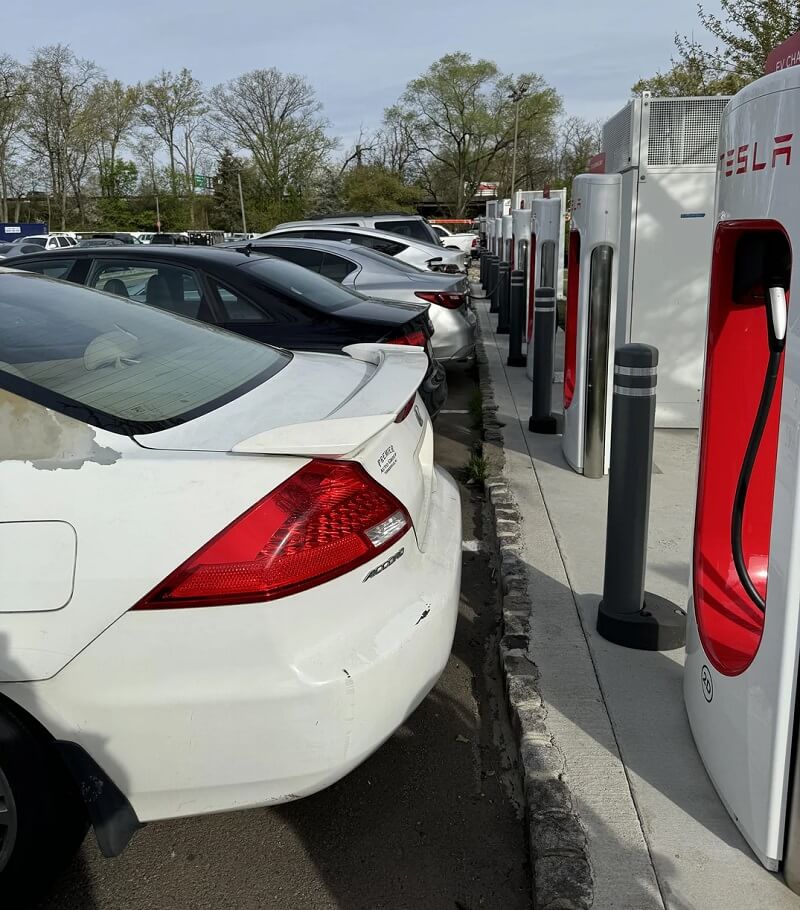 "EV charging is just a new opportunity for jerks to be jerks."