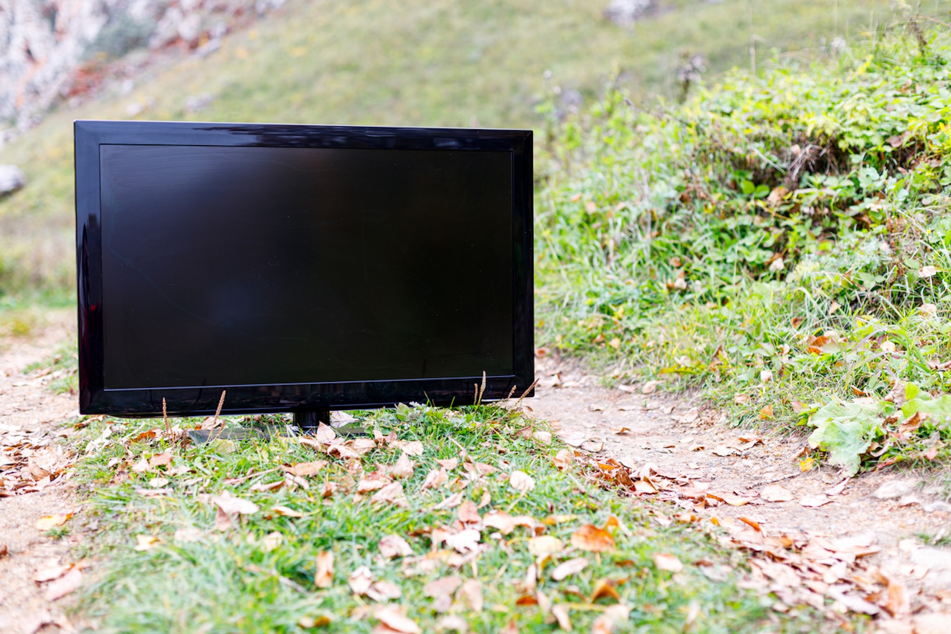 Thrifter thrilled after spotting flat-screen TV at local neighborhood curb: 'People were leaving a bunch of [stuff] to be collected'