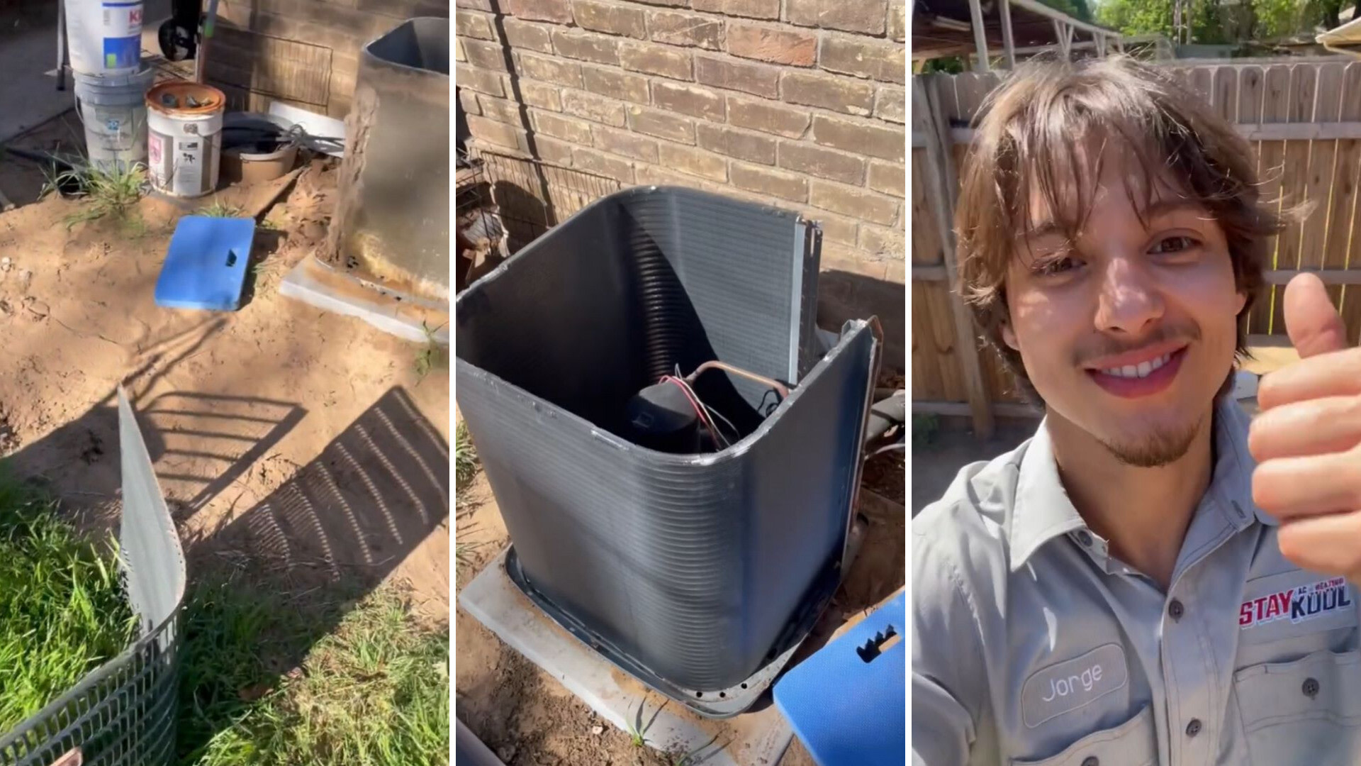 Repairman issues warning to pet owners after fixing homeowner's massive mistake with AC unit: 'I hope this saves someone some money'