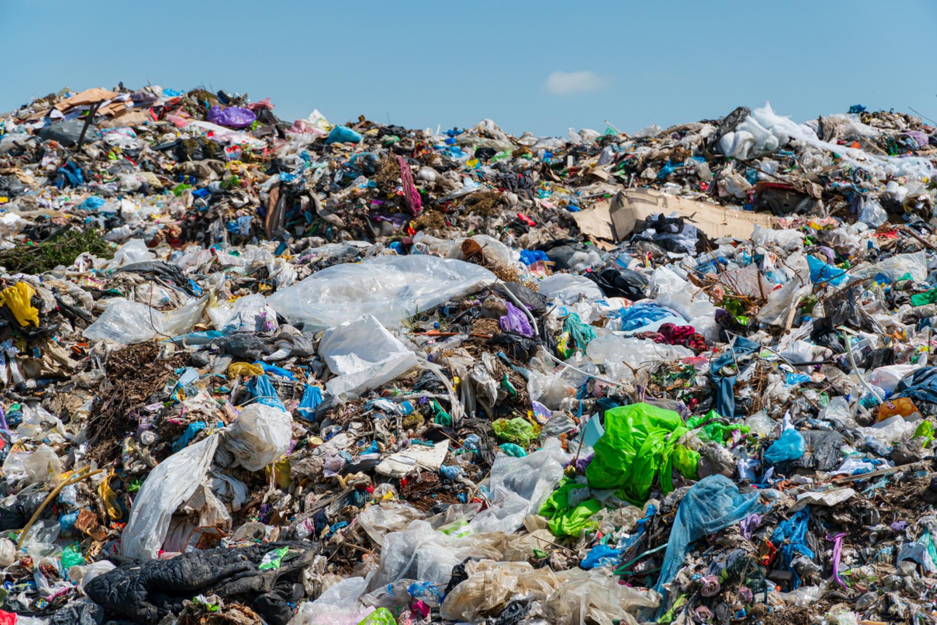 "There's a massive amount of non-segregated waste dumped here."