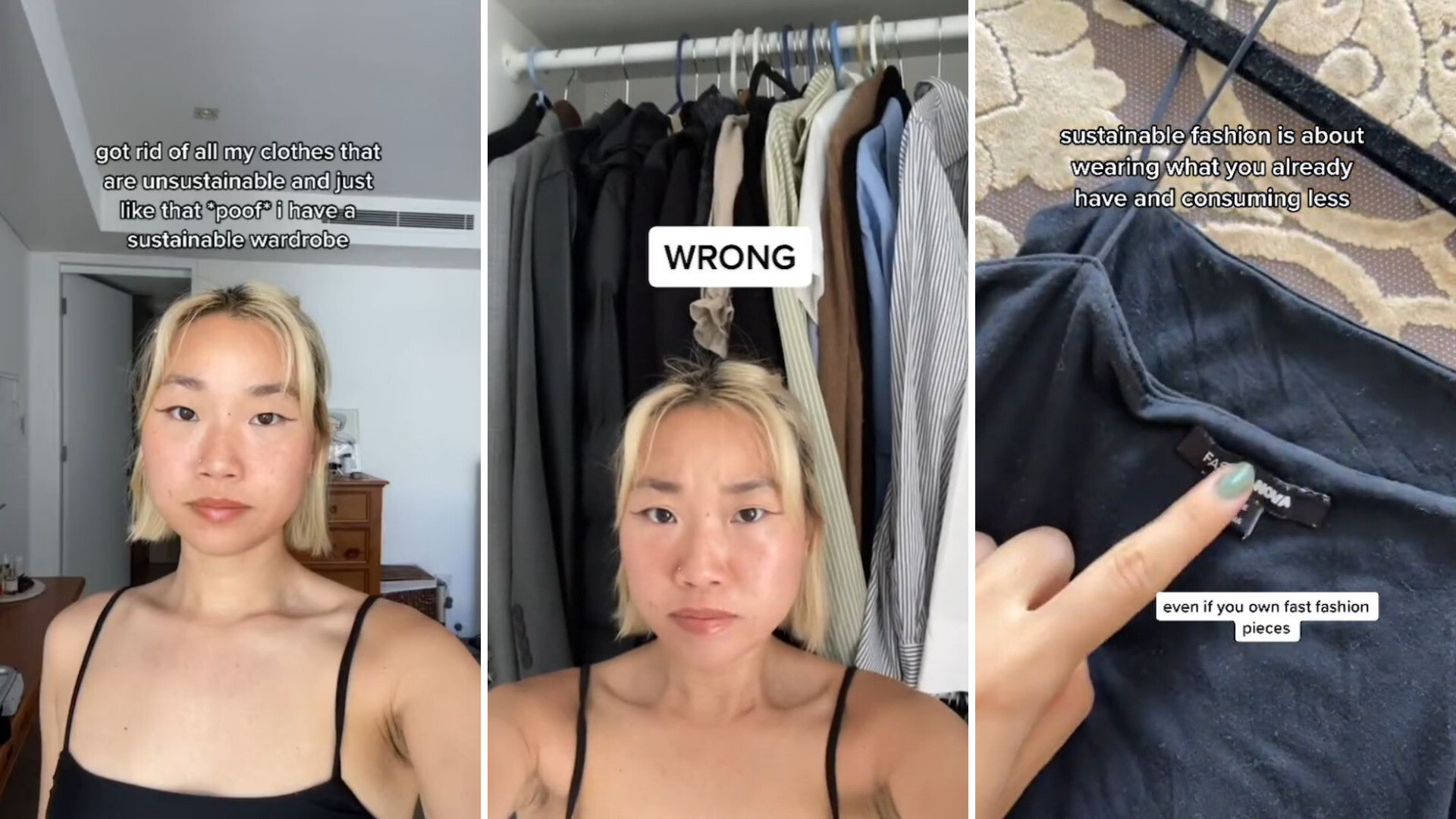 Woman calls out common misconception about 'slow fashion': 'I see way too many people do this'