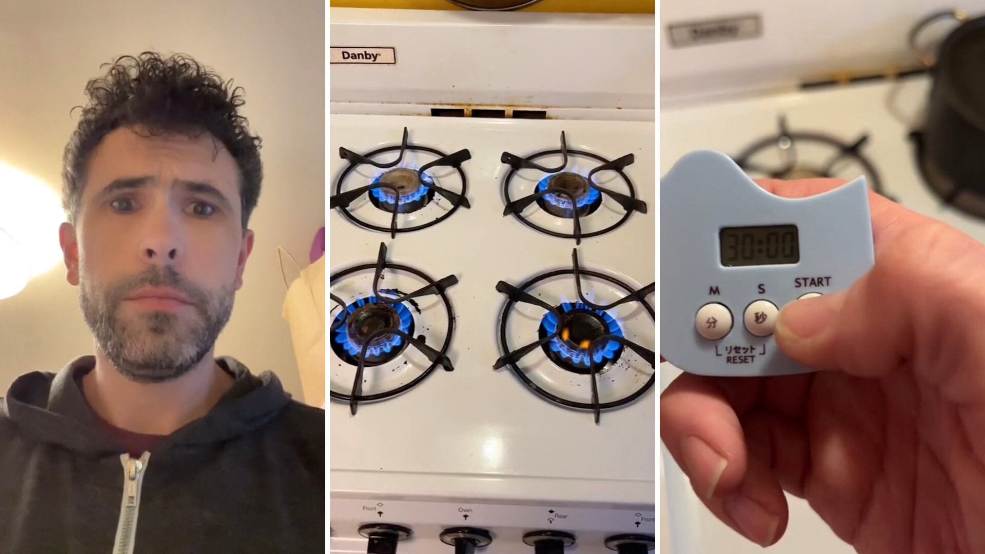 Man stunned by results after testing indoor air pollution while cooking with gas stove: 'This is alarming'