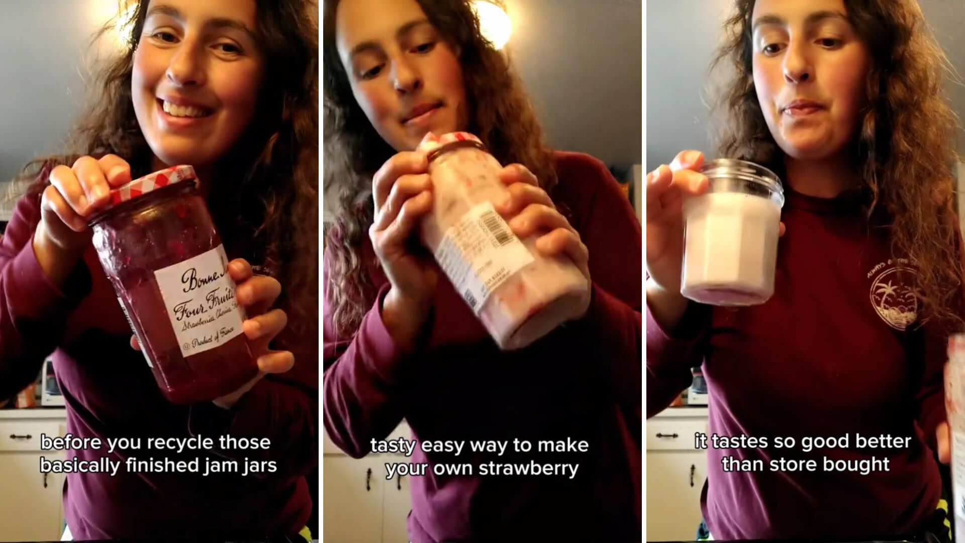 Woman shares simple trick for using the last bits of jam in a jar: 'Such a great idea'