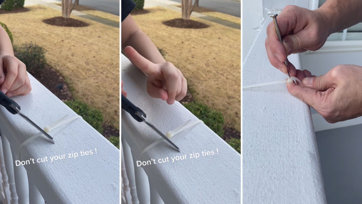 Video shows ingenious way to unlock zip ties for later reuse: 'I had no idea'