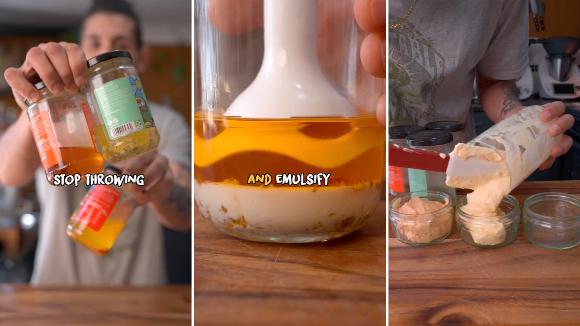 Chef demonstrates simple kitchen hack to turn leftover oil into homemade mayo: 'The possibilities are endless'