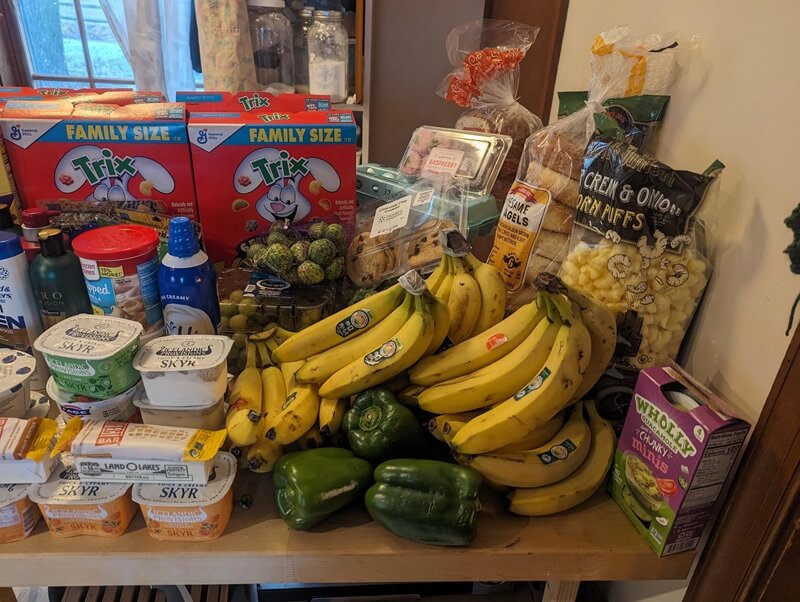 "We totaled up the potential cost and it was $500 of groceries."
