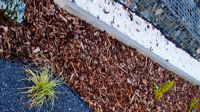 "Surprising that rubber mulch is ever an option."