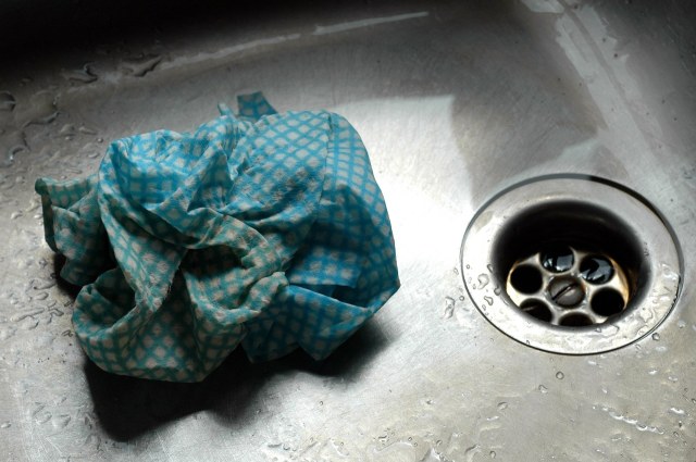 This is a stress-free and cheap way to sanitize your dishcloths, which are infamously known as bacterial breeding grounds.