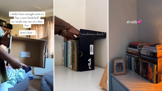 This reuse lets you keep your favorite reads on display without the furniture footprint.