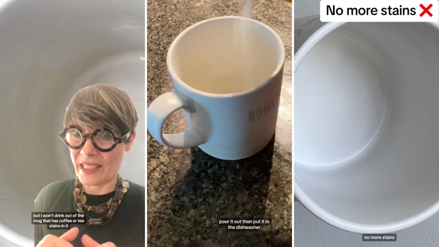 "I won't drink out of a mug that has coffee or tea stains in it."