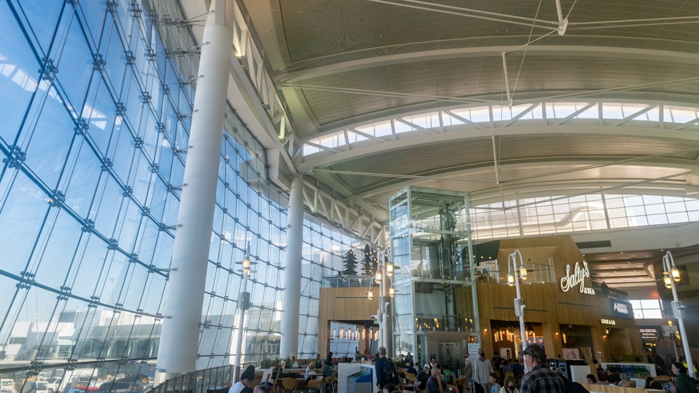 The change is to help the airport divert 60% of its terminal waste from landfills.