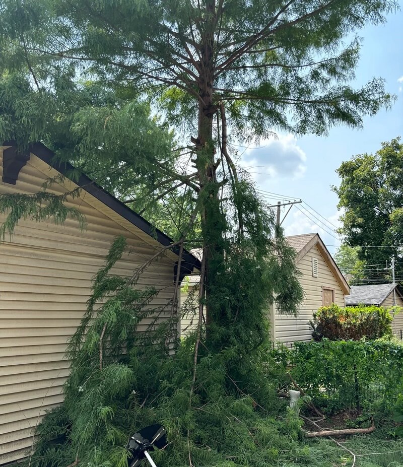 "My landlord is pressing charges and the police came by today."