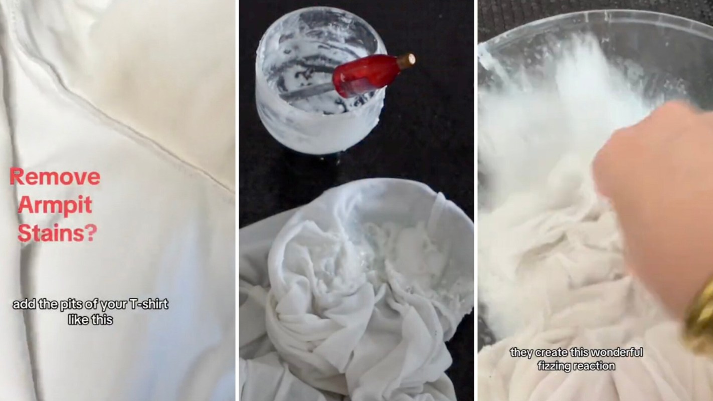 Laundry expert shares foolproof method for removing pesky sweat stains: 'So many white shirts with this issue'